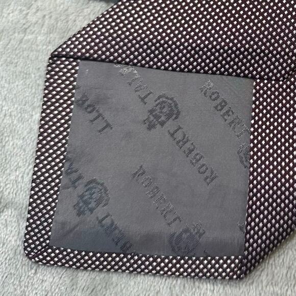 Robert Talbott Strombergs Foulard Geometric Silk Tie 3.75x59.25 Designer Necktie - Picture 5 of 7